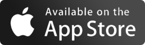 button that says available on the app store